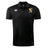 The Conestoga Rugby Club Dry Polo by EMB Canterbury is a black short-sleeve polo with a collar, Vapodri Technology, Canterbury logo on the right chest, and a left chest crest reading "EST. 1971.