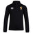 The Conestoga Rugby Club 1/4 Zip Mid Layer Training Top by EMB Canterbury features a black design, long sleeves, right-chest Canterbury logo, left-chest "EST. 1971" crest, and a stylish 1/4 zip for comfort.