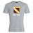 The Conestoga Rugby Club Plain Tee by WRS Canterbury is a grey shirt with a yellow and brown shield logo, "Conestoga Rugby Club," "EST. 1971" in white, and made from a soft cotton blend for comfort and style.