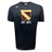The Conestoga Rugby Tempo Vapodri T-Shirt by WRS Canterbury features "Conestoga Rugby Club Est. 1971" and shield logo on the front, offering athletic performance and superior moisture-wicking comfort for active lifestyles.