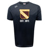 The Conestoga Rugby Tempo Vapodri T-Shirt by WRS Canterbury features "Conestoga Rugby Club Est. 1971" and shield logo on the front, offering athletic performance and superior moisture-wicking comfort for active lifestyles.