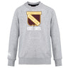 The Conestoga Rugby Club Crew Sweatshirt by WRS Canterbury is a grey, ultra-soft crew featuring a "Conestoga Rugby Club" crest, "EST. 1971" on the front, and an embroidered CCC logo on the left sleeve.