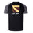 The Conestoga Rugby Elite Training Tee by WRS Canterbury is a black and gray short-sleeve shirt featuring the club crest and "EST. 1971," made with performance Vapodri fabrics for comfort and style.