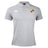 The Conestoga Rugby Waimak Polo by EMB Canterbury is a light grey men's short-sleeve rugby polo featuring a button collar, white Canterbury logo on the right chest, and a club crest with "EST. 1971" on the left chest.