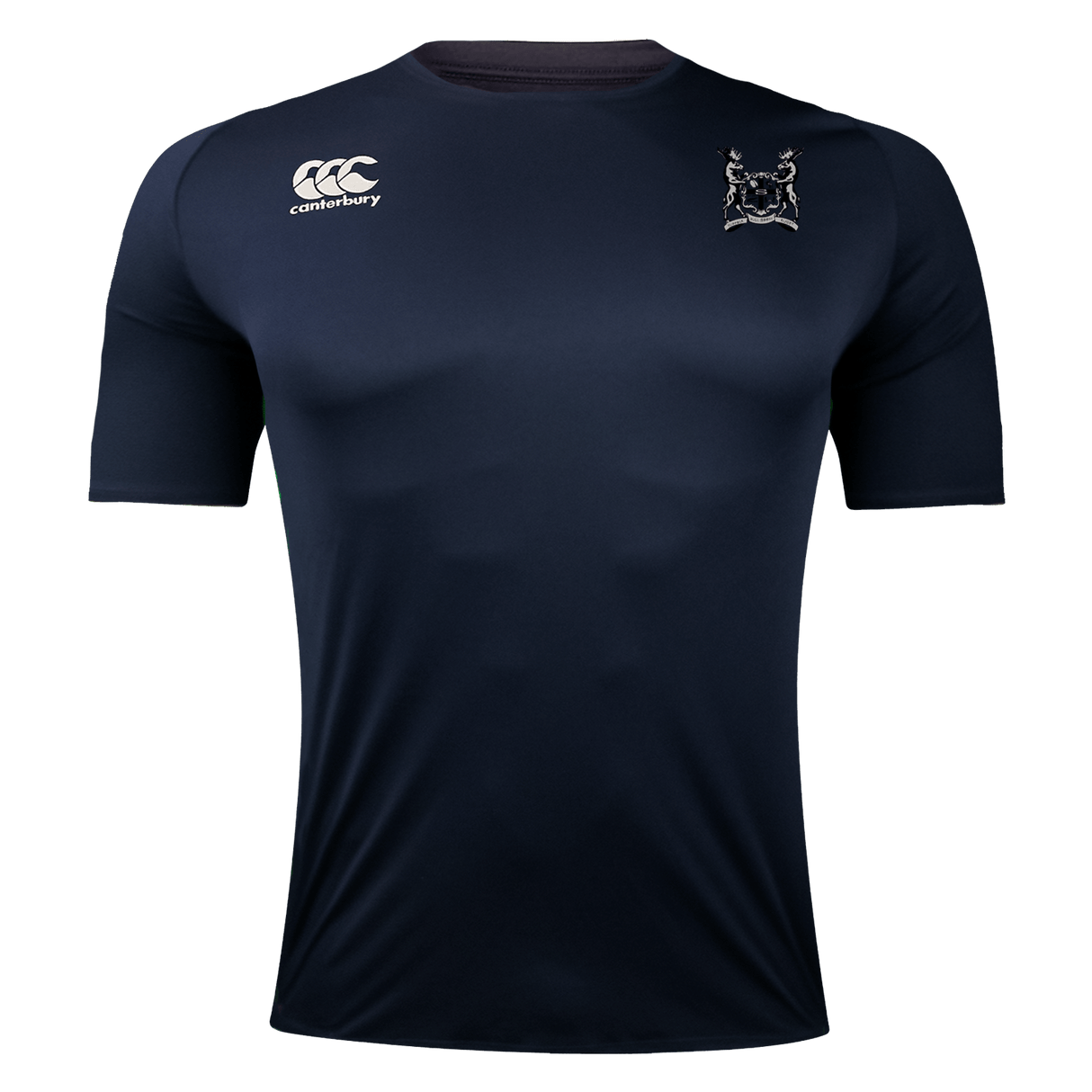A Suffolk Bull Moose Rugby Canterbury Core Vapodri Superlight Rugby T-Shirt with the WRS Canterbury logo on the front.