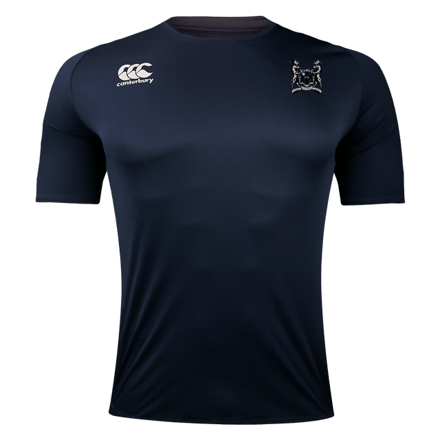 A Suffolk Bull Moose Rugby Canterbury Core Vapodri Superlight Rugby T-Shirt with the WRS Canterbury logo on the front.