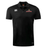 A black polo shirt with the Raleigh Rattlesnakes Rugby Club Dry Polo by Canterbury logo on it.