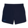 Navy blue Canterbury Elite Woven gym shorts with zippered pockets and a small logo on the left hem.