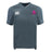 The SUNY Maritime Vapodri Evader Jersey by Canterbury highlights the EMB Canterbury and Pirates logos prominently on the front, featuring short sleeves with a V-neck design. Crafted with Vapodri technology, it offers both comfort and style whether you're on or off the field.