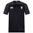 The De La Salle Vapodri Evader Jersey by EMB Canterbury, designed with short sleeves and a distinctive Canterbury neckline, features the "De La Salle Rugby" text on the front along with the iconic logo. This jersey includes moisture-wicking technology to ensure you stay cool during intense matches.
