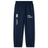 Syracuse Silver Hawks Cuffed Hem Stadium Pant by Canterbury: Navy blue athletic pants with full-length leg zip, "EMB Canterbury" and "Silver Hawks Basketball Club" logos, elastic waistband, and cuffed hem.