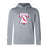 The Philly Whitemarsh RFC Club Lightweight Hoodie by WRS Canterbury features a large maroon and white Liberty Bell graphic, rugby logo, text on the chest, and a comfortable kangaroo pocket.