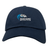 A Syracuse Silver Hawks Adult Low-Profile Cotton Twill Dad Cap with the logo and text "Silver Hawks Syracuse" embroidered on the front, made from durable cotton twill for ultimate comfort and team branding, by EMB Alpha Broder.