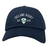 The Ireland Rugby 1875 White Logo Dad Cap by EMB S&S Activewear features "Ireland Rugby Est. 1875" above a white shield with green shamrocks—a perfect choice for fans and collectors.