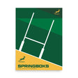 An eye-catching PF LIC poster for rugby enthusiasts featuring the iconic Springboks Goal Post Poster.