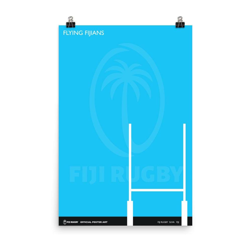 A PF LIC Fiji Rugby Shadow Logo Poster for rugby enthusiasts.