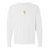 The France Vintage Long Sleeve Comfort Tee by EMB S&S Activewear features a small central embroidered rooster and "1905" below it.