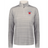 Show your support in style with the EMB Augusta Women's Nations of Rugby Les Bleus Pursuit 1/4 Zip Pullover, featuring a quarter-zip collar, "Les Bleus France Rugby" logo, and a red rooster emblem on the left chest.