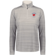 Show your support in style with the EMB Augusta Women's Nations of Rugby Les Bleus Pursuit 1/4 Zip Pullover, featuring a quarter-zip collar, "Les Bleus France Rugby" logo, and a red rooster emblem on the left chest.