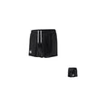 Canterbury Zipper Pocketed Referee Short by Teamatical: black athletic shorts featuring white drawstrings and a small logo on the left thigh.