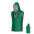 Elevate your game with the Teamatical Birmingham Vulcans DNA Phoenix Sleeveless Hooded Tee, featuring a bold front logo with a player, two lightning bolts, and a shield alongside the “Birmingham Rugby Est 1967” emblem. Designed for maximum comfort and superior moisture management, this green hooded top offers UPF 50 sun protection for outdoor activities. The display includes both front and back views.