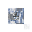 The image features the Austin Huns crest over a blue, gray, and white abstract background—ideal for the Teamatical Austin Huns DNA Denver Blanket, showcasing a helmeted figure and "EST. 1972" for rugby fans.