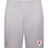 A Washington State Rugby Alumni Coolcore Pocketed Gym Short by WRS Augusta with a red and white logo.