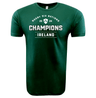 WRS LAT's Ireland Rugby 6 Nations 2024 Champions Supersoft Tee, made from ringspun cotton fine jersey, commemorates Ireland as the champions of the rugby six nations in 2024.