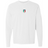The EMB S&S Activewear Italy Vintage Long Sleeve Comfort Tee features a small Italia crest with Italian flag colors and "ITALIA 1939" text on the upper chest, offering a classic vintage look.