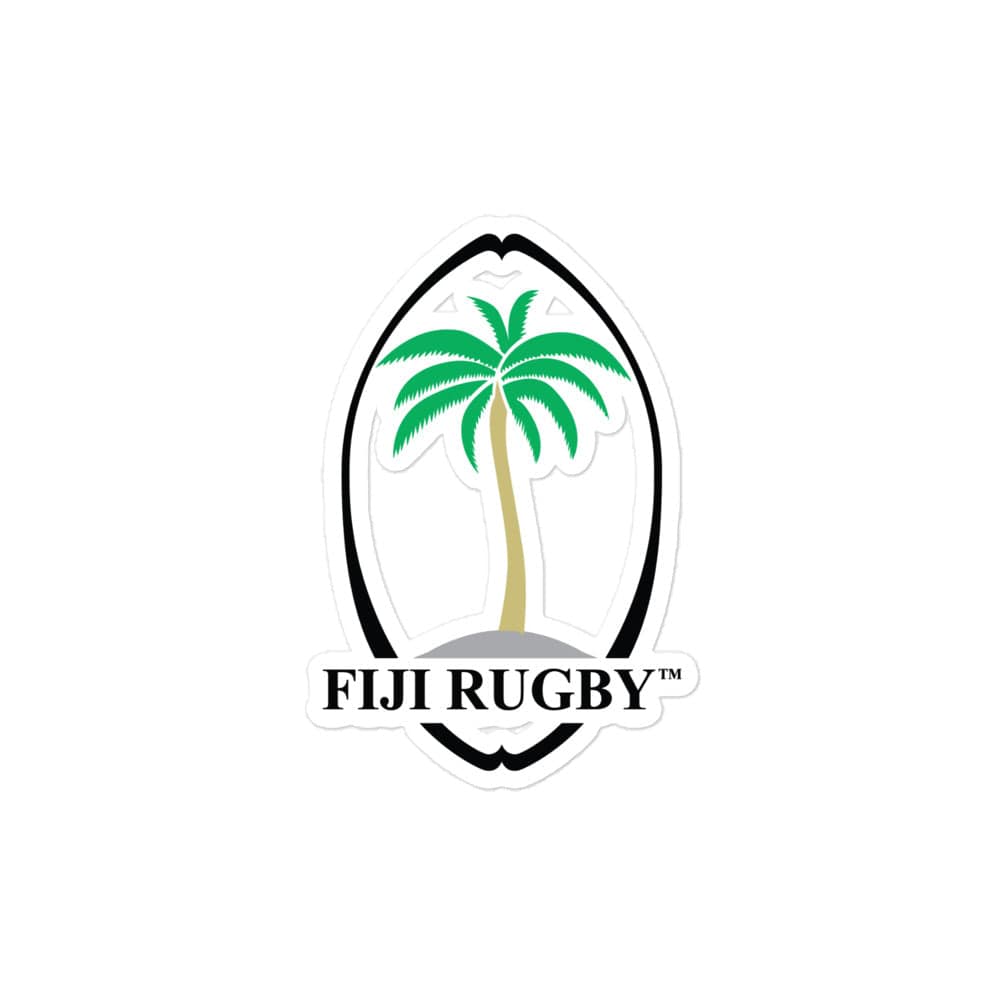 The PF LIC Fiji Throwback Logo Bubble-Free Stickers, a throwback design, is displayed on a white background.