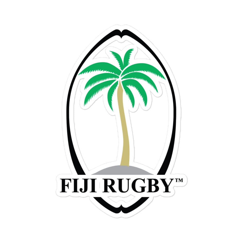 PF LIC Fiji Throwback Logo Bubble-Free Stickers with a palm tree are available.
