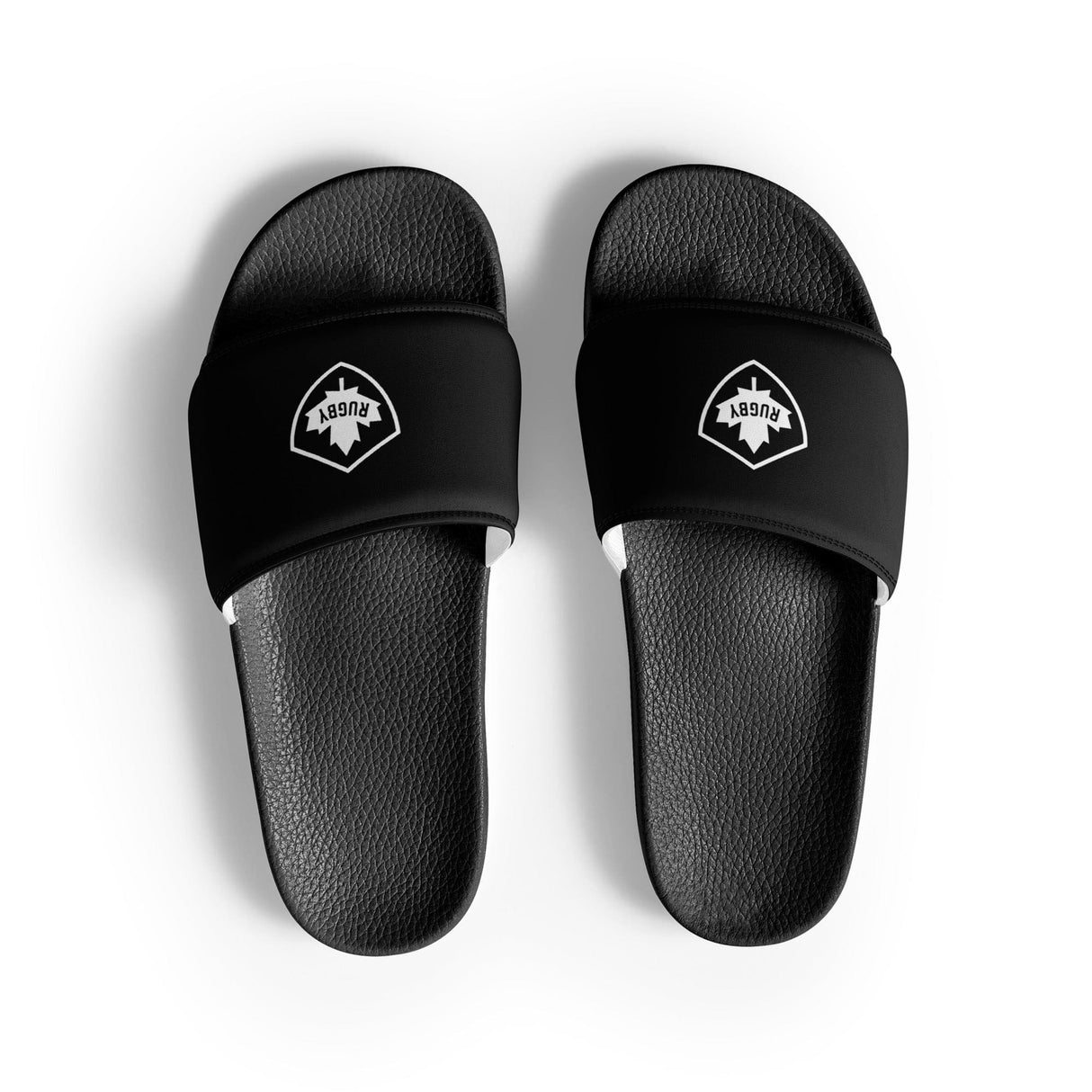 A pair of Rugby Canada Men's slides from PF LIC.