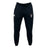 The Twin Island Rugby Leisure Sweatpant by EMB Canterbury features a drawstring waist, white Canterbury logo on the left thigh, Northeastern University Husky logo on the right, and is made from sustainable fleece for comfort and style.