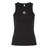 The EMB S&S Activewear Women's NOVA Barbarians Rugby Baby Rib Tank is a black tank with a small chest-center "Nova Insurance" logo—perfect for NOVA Barbarians fans.