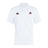 The Castle Rock Pirates Rugby Club Dry Polo by EMB Canterbury features short sleeves, a collar with three buttons, breathable Vapodri tech, the Canterbury logo on the right chest, and a bear crest with red accents on the left chest.