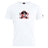The Castle Rock Pirates Rugby Club Plain Tee by WRS Canterbury is a white cotton blend t-shirt with a skull in a pirate hat, crossed skateboards, and "CASTLE ROCK" text beneath the graphic.