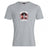 The Castle Rock Pirates Rugby Club Plain Tee by WRS Canterbury is a gray cotton blend shirt, ideal for customization, featuring a "Pirates Rugby Castle Rock" chest logo with skull, crossed swords, and red bandana.