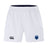 The EMB Canterbury US Space Force Women's Rugby Advantage Short 2.0 features an elastic waistband, two side pockets, a Canterbury logo on the left leg, and a Space Force Academy badge on the right.