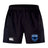 The EMB Canterbury US Space Force Women's Rugby Advantage Short 2.0 features the Canterbury logo on the left leg and a Space Force Women's Rugby badge on the right leg.