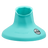 The Rugby Bricks Vortex Mid Cut Kicking Tee is turquoise with "Rugby Bricks" branding and a circular side logo, designed to hold a rugby ball upright for precise kicking.