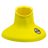The Rugby Bricks Vortex Mid Cut Kicking Tee is a yellow, wide-based tee with a hexagonal top and black-and-white branding, designed for accurate kicks.