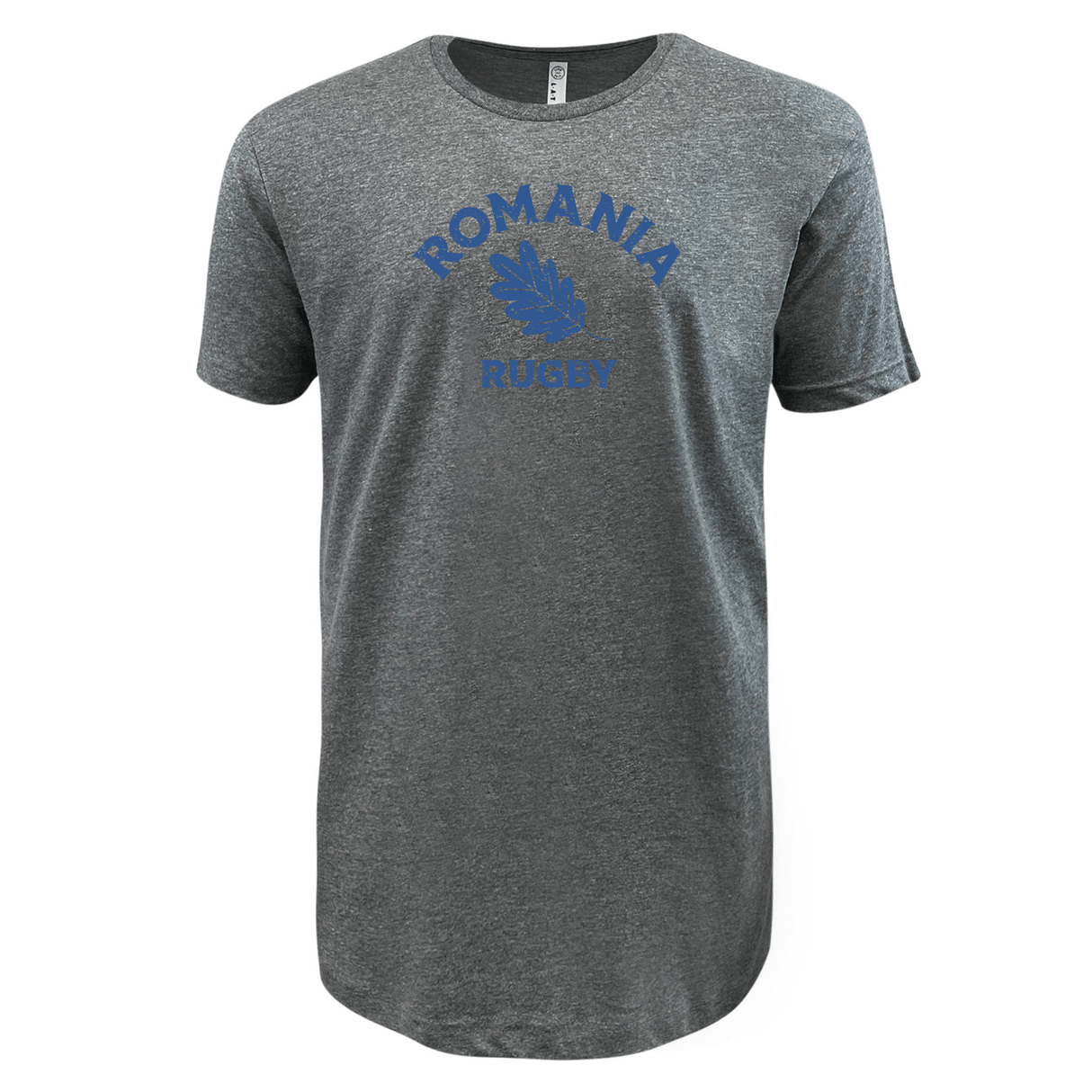 Introducing the Nations of Rugby Romania Rugby Supersoft Tee by WRS LAT, an ideal long sleeve t-shirt for rugby enthusiasts.
