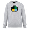 The SOCAL SANZAS RFC Club Crew Sweatshirt by WRS Canterbury is light gray with a circular chest logo, embroidered CCC on the left sleeve, and made from ultra-soft sweatshirt fabric for all-day comfort.