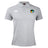 The SOCAL SANZAS RFC Waimak Polo by Canterbury features light grey, short sleeves, a three-button collar, and a white CCC logo with a multicolored badge—perfect for rugby fans. Brand: EMB Canterbury.