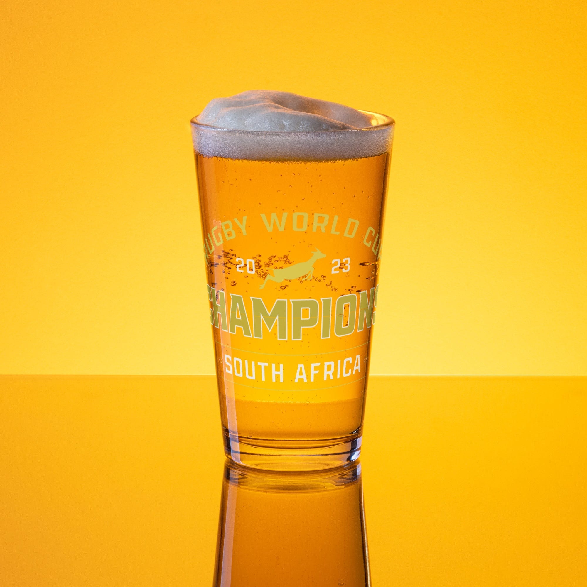 South Africa Rugby World Cup 23 Champions Shaker Pint Glass