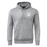 A grey Sandhills Sharks Rugby Canterbury Club Hoodie with a white WRS Canterbury sleeve branding on it.