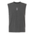 The St. Augustine High School Rugby Unisex Muscle Tee by EMB S&S Activewear is a sleeveless black heavyweight cotton top with a small "Saints Rugby" logo and crest on the chest, shown on a plain white background—ideal for school rugby fans.