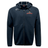 A navy hooded sweatshirt with an embroidered logo featuring the Raleigh Rattlesnakes rugby team, the Raleigh Rattlesnakes Rugby Tempo Full Zip-Hoodie by EMB Canterbury.