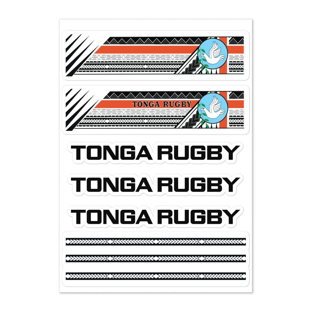 Tonga Rugby Sticker sheet – World Rugby Shop