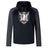 Introducing the Troy University Rugby Elite Training Hoody by WRS Canterbury, designed for optimal performance and comfort. This stylish black and gray hoody features a unique shield emblem with a scale, palm tree, and white text on the front. Crafted from lower impact materials, it seamlessly blends functionality with an eco-friendly approach.